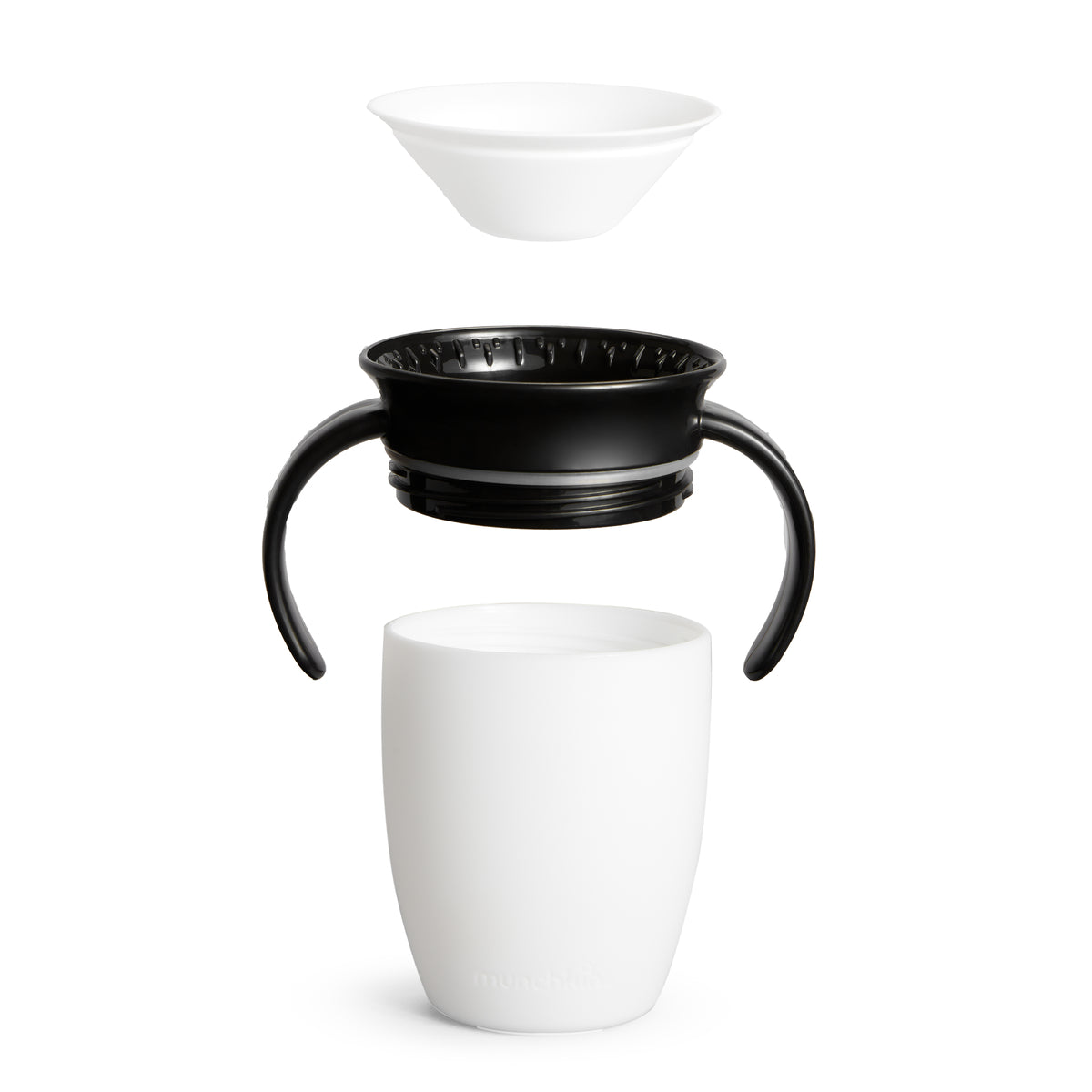 Miracle 360° Trainer Cup White &amp; Black - 207ml