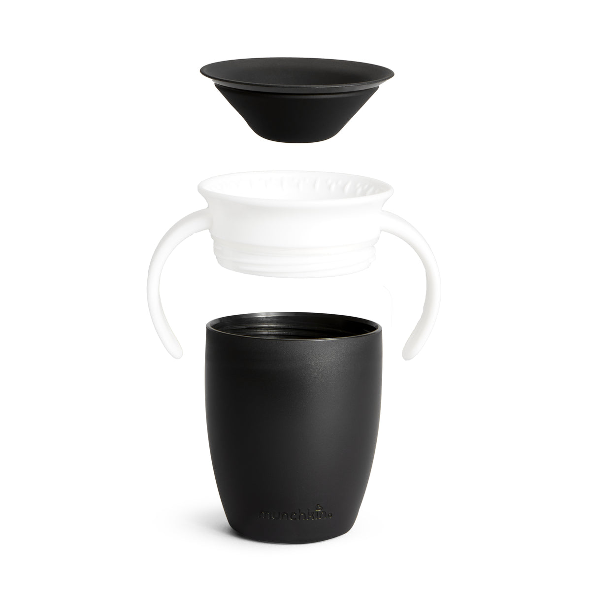 Miracle 360° Trainer Cup White &amp; Black - 207ml