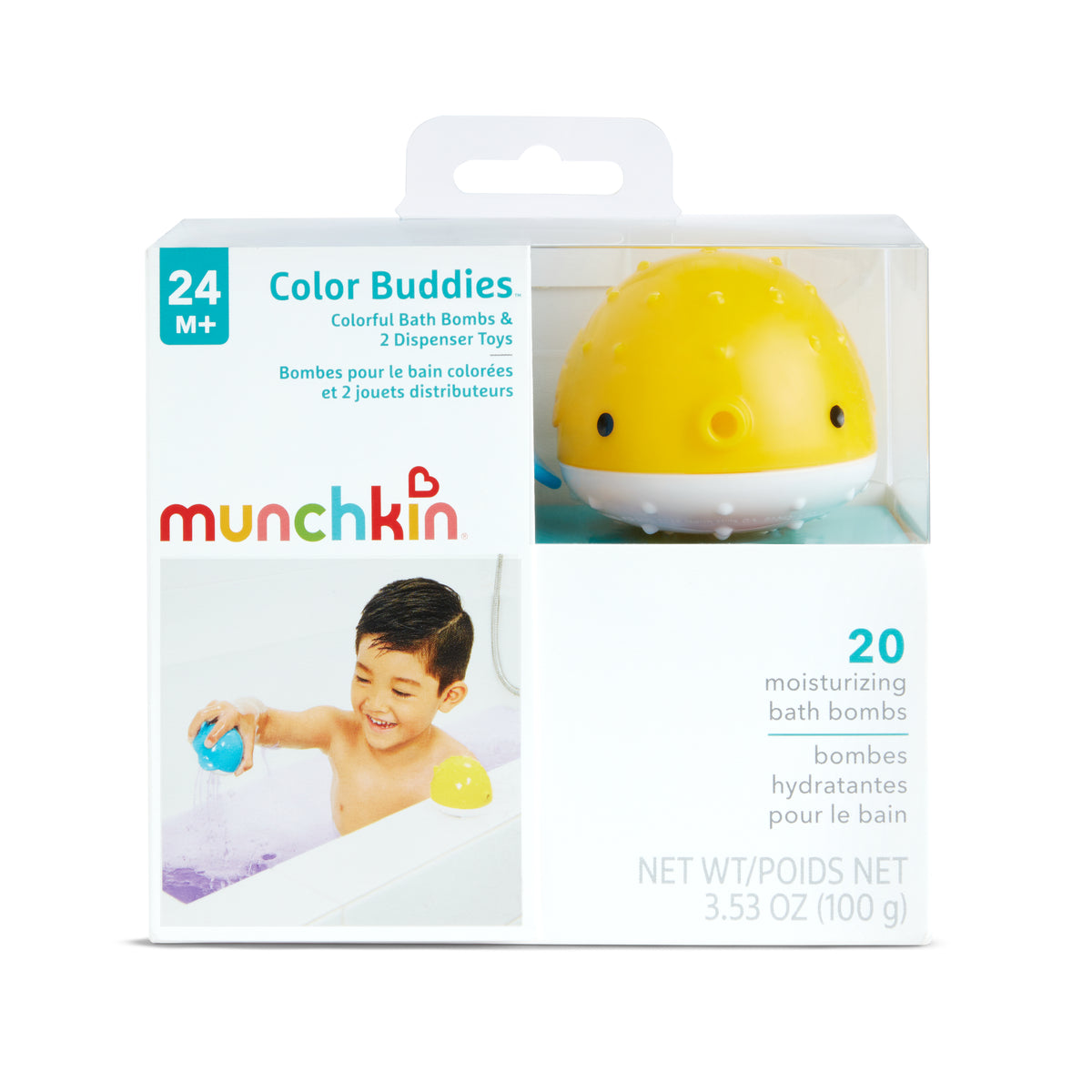 Colour Buddies Bath Bombs &amp; 2 Toy Dispenser Set