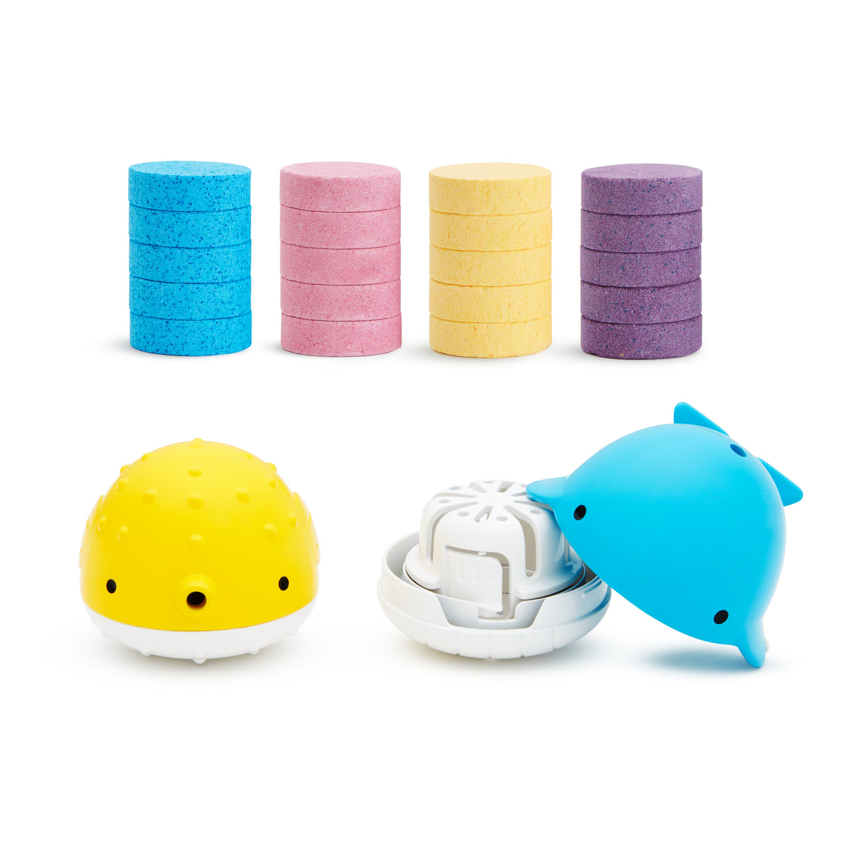 Colour Buddies Bath Bombs &amp; 2 Toy Dispenser Set